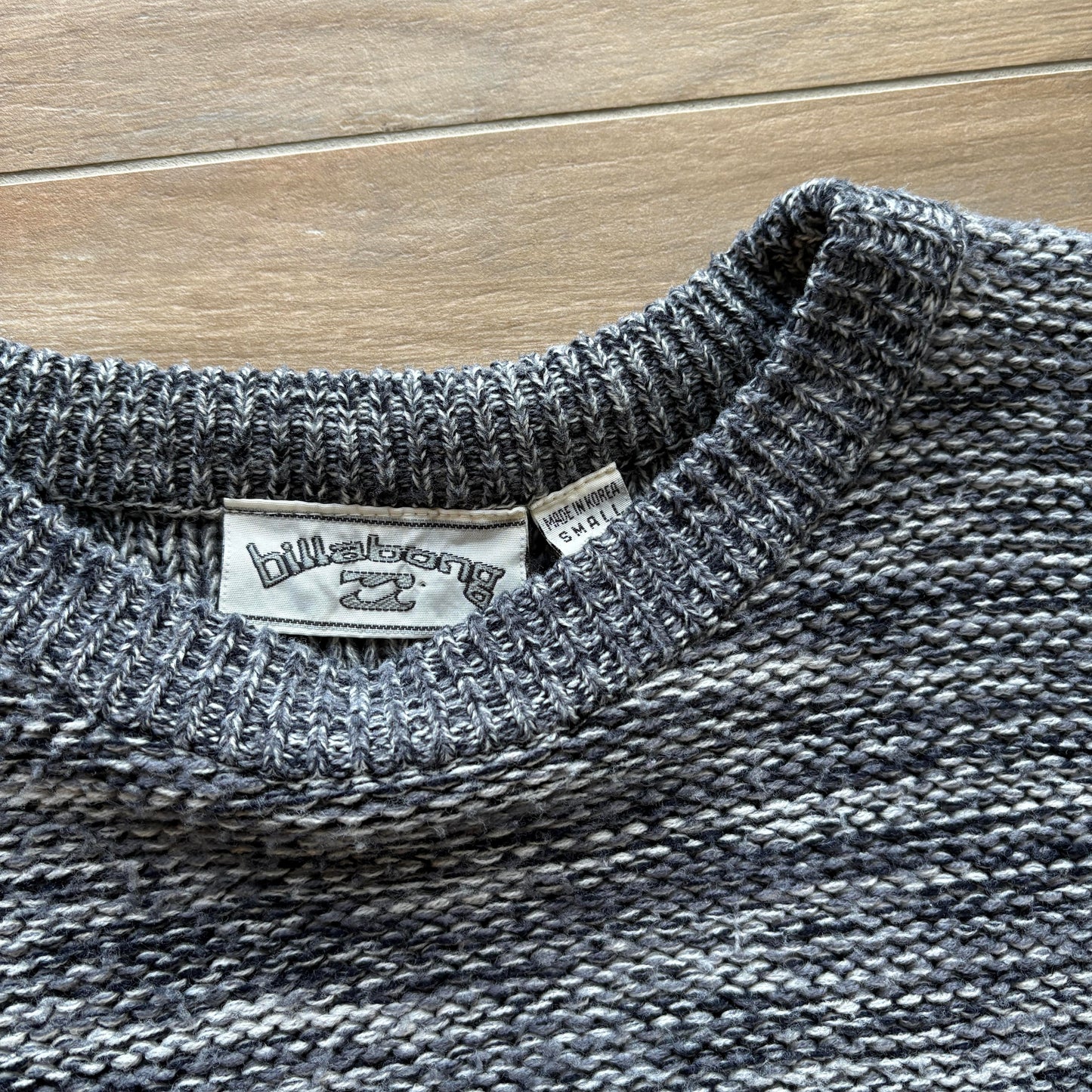 1990s Billabong Colour Block Knit Jumper | S