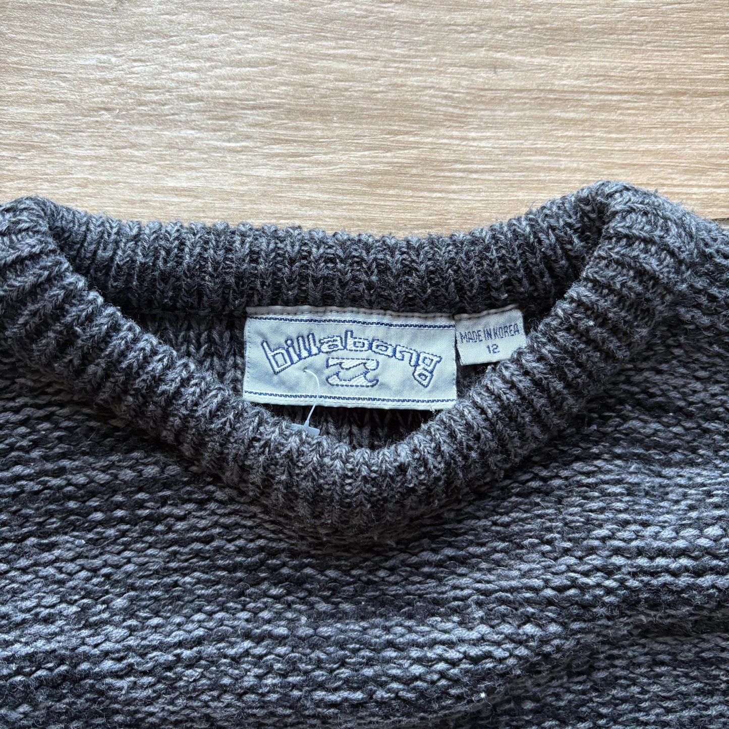 1990s Billabong Colour Block Knit Jumper | Size 8