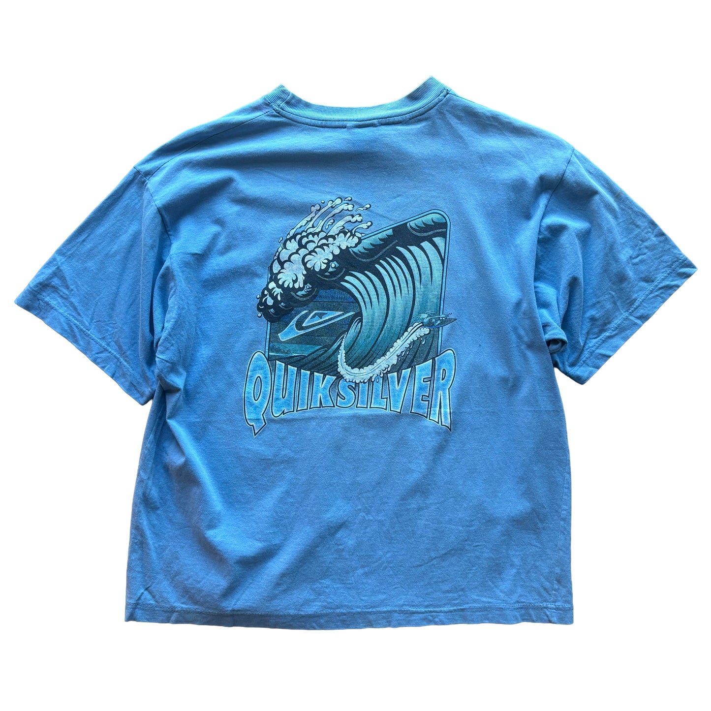 Y2K Quiksilver Wave T-Shirt | XS