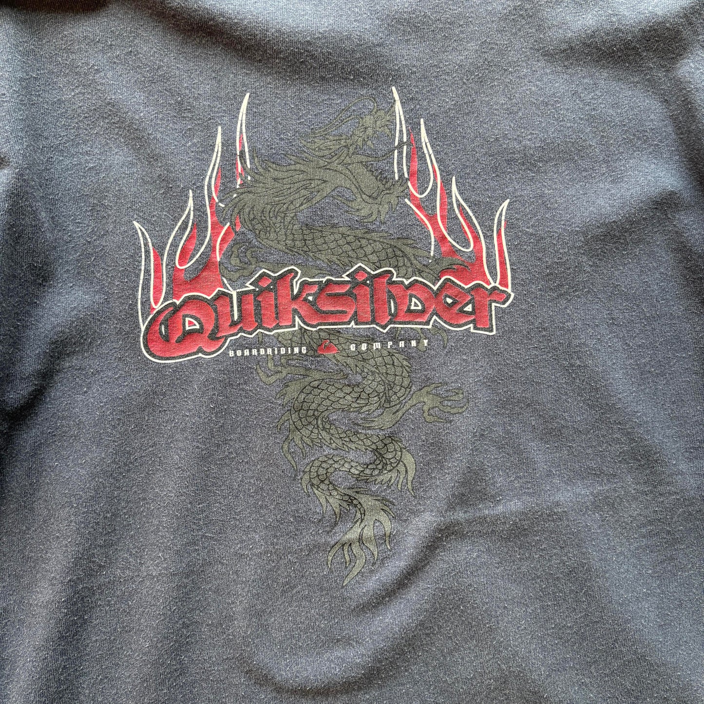 2000s Quiksilver Dragon T-Shirt | S