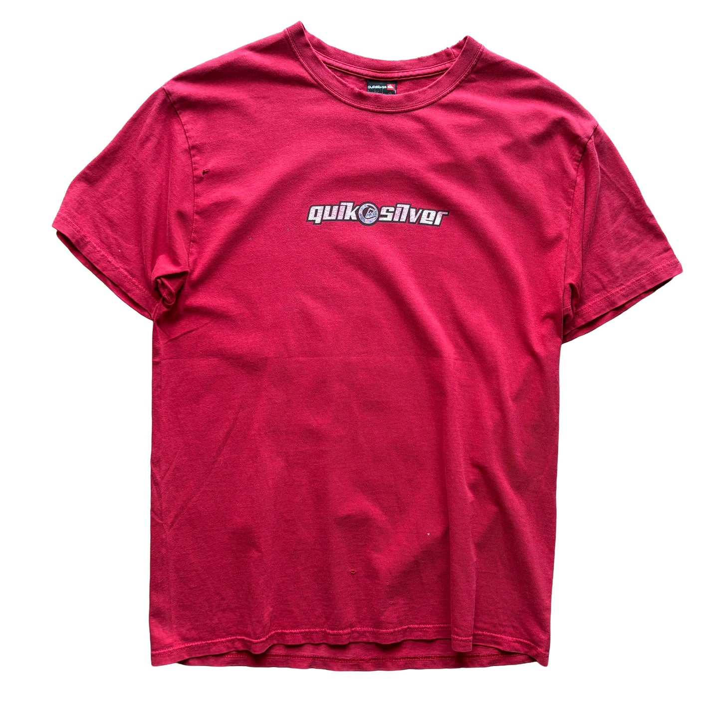 Y2K Quiksilver Spellout T-Shirt | M