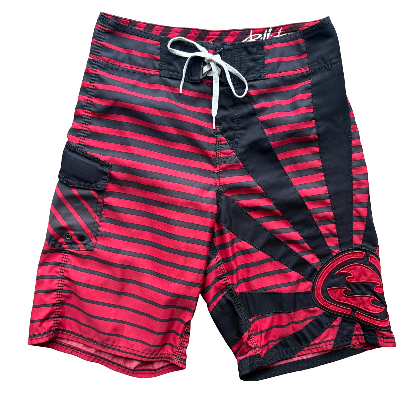 Y2K Billabong Andy Irons Rising Sun Boardies | W30"