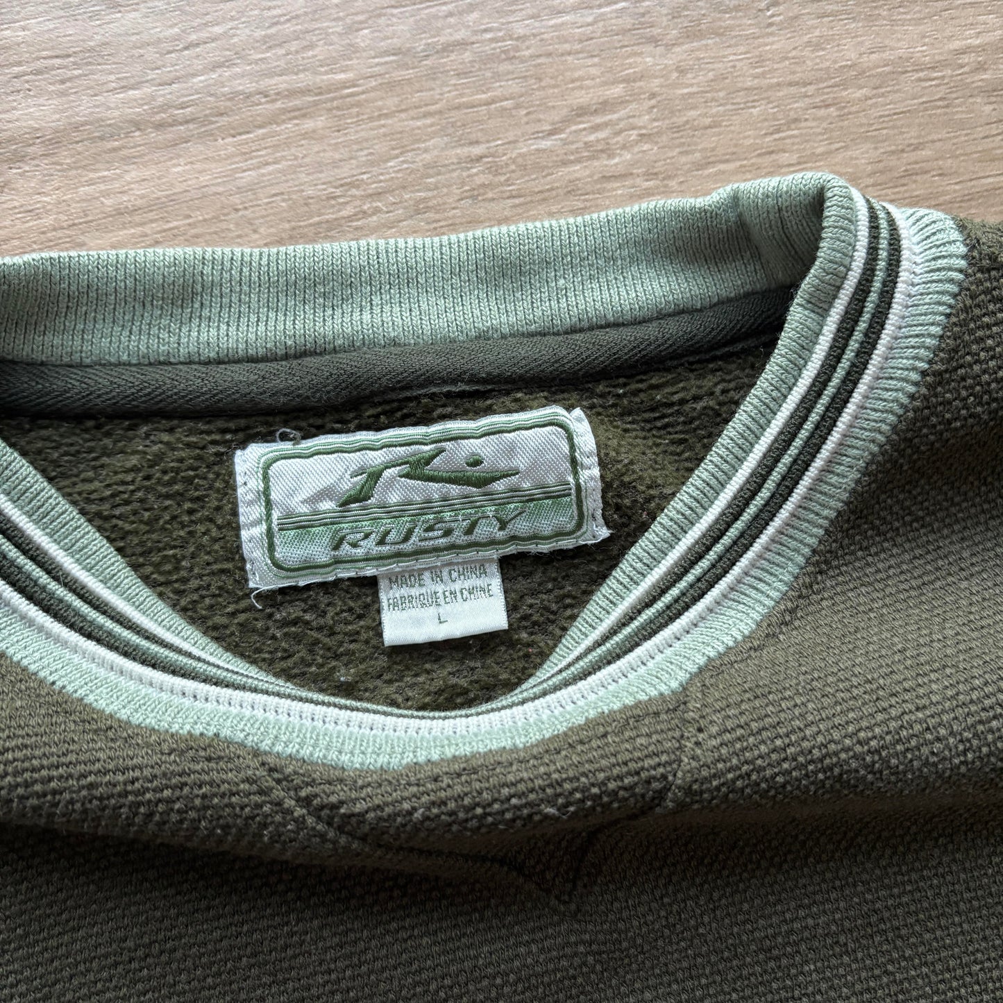 Vintage 90s Rusty Crewneck Jumper | L