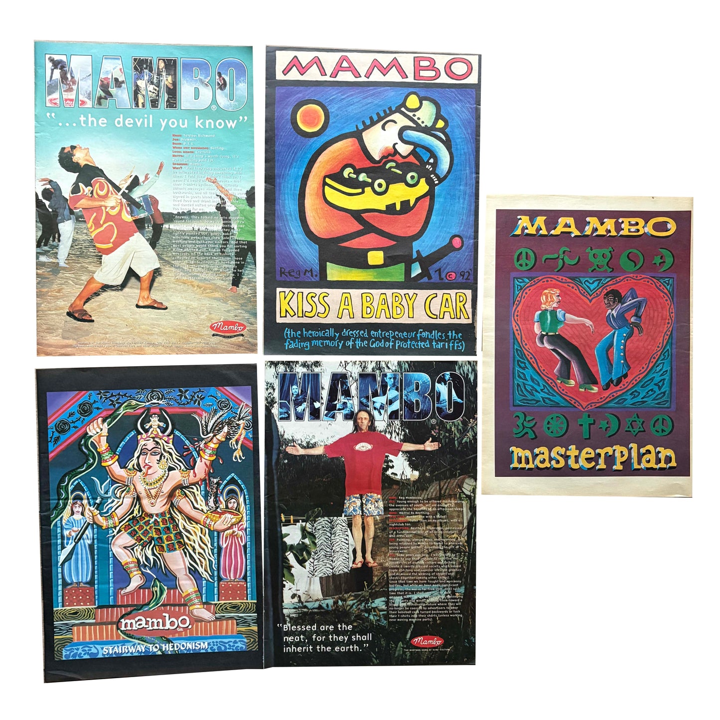 Vintage Surf Poster Pack 3.24 | A3