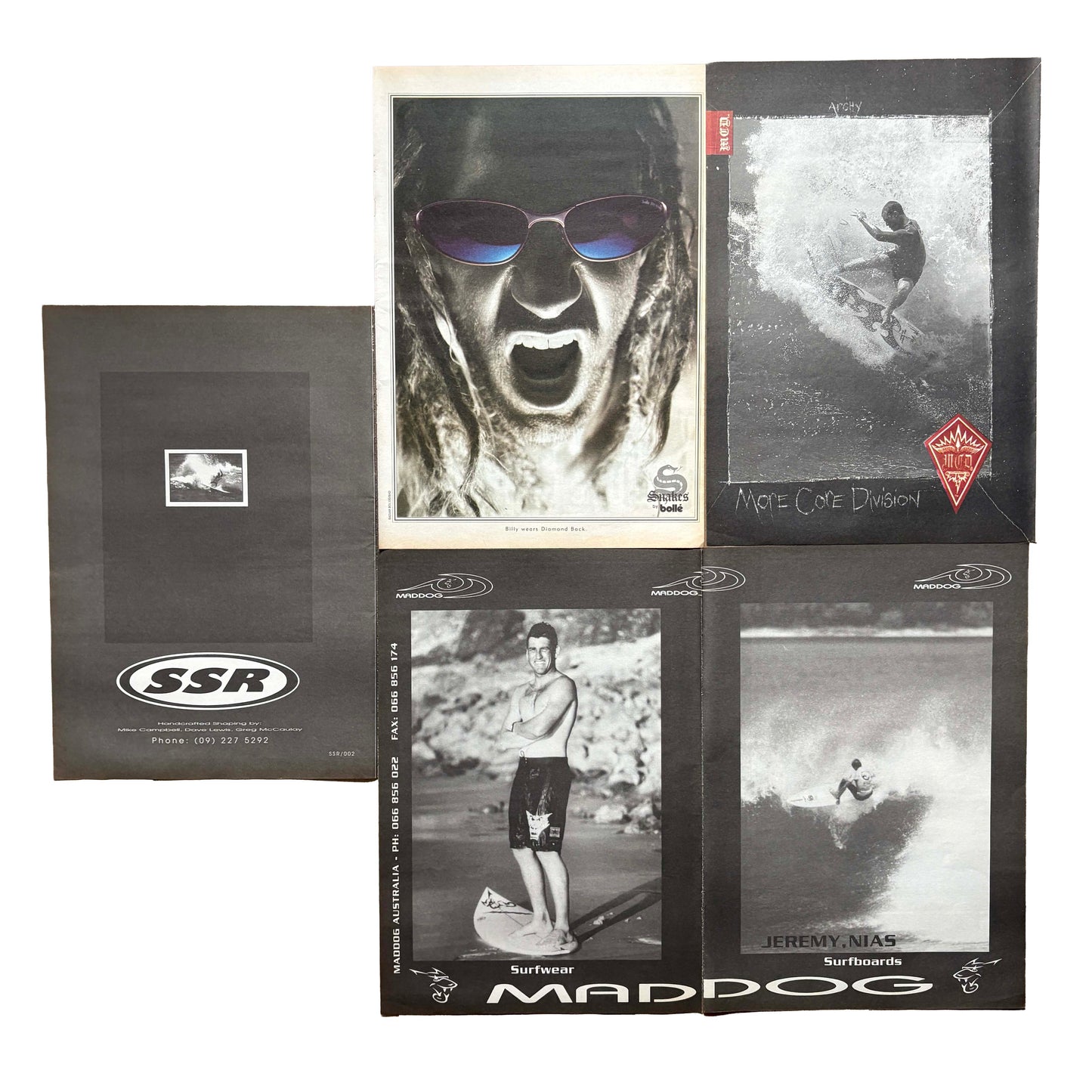 Vintage Surf Poster Pack 5.6 | A3