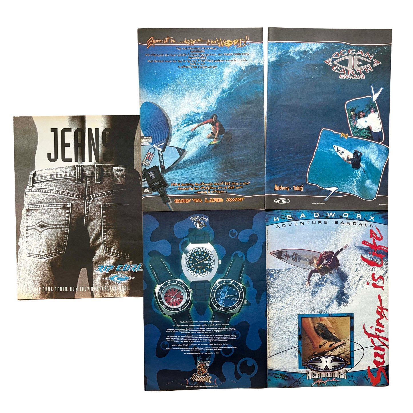 Vintage Surf Poster Pack 5.7 | A3