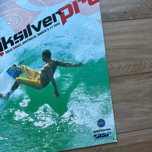 2002 Quiksilver Pro Gold Coast Surf Poster | XL - Volant Vintage