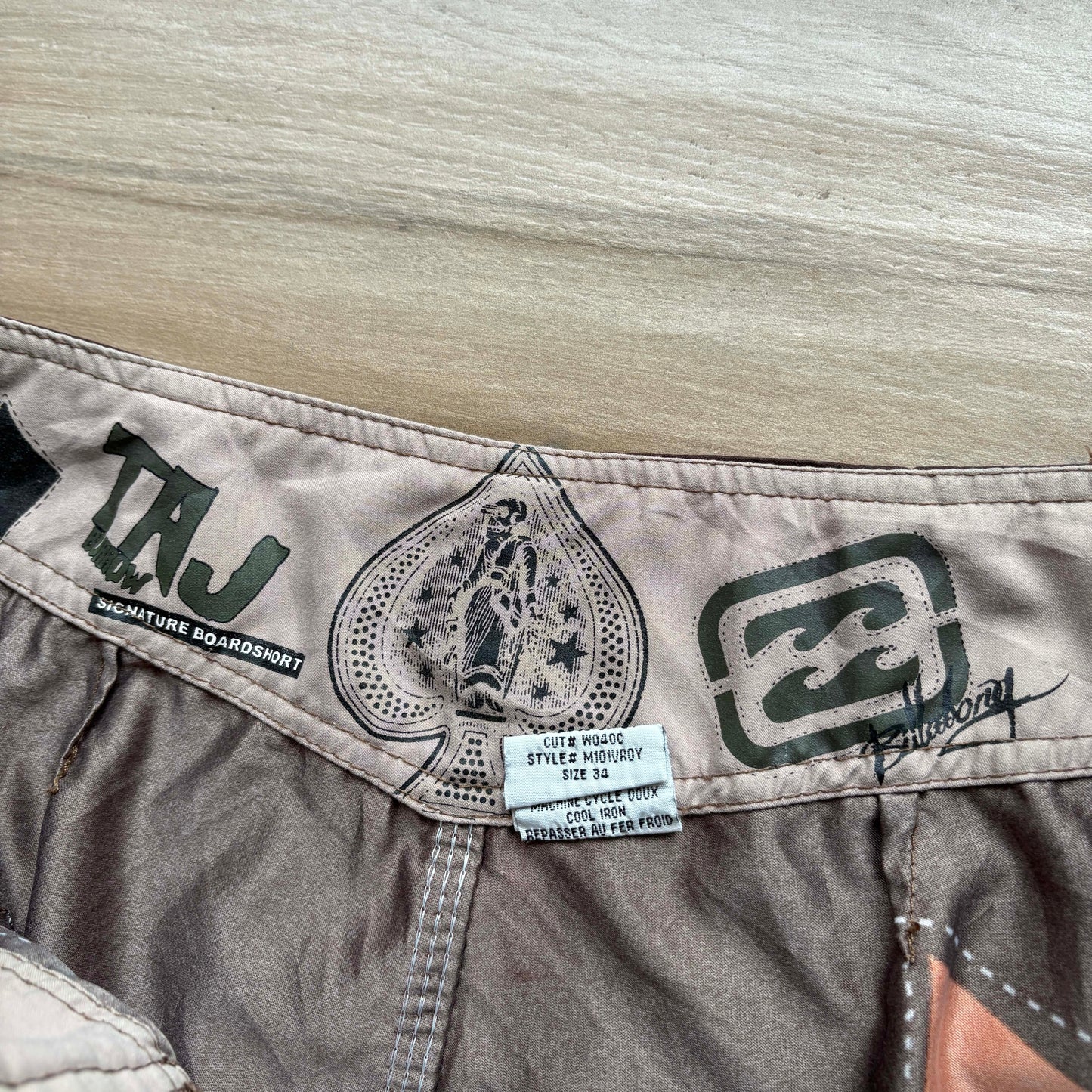 Y2K Taj Burrow Ace of Spades Boardies | W34"