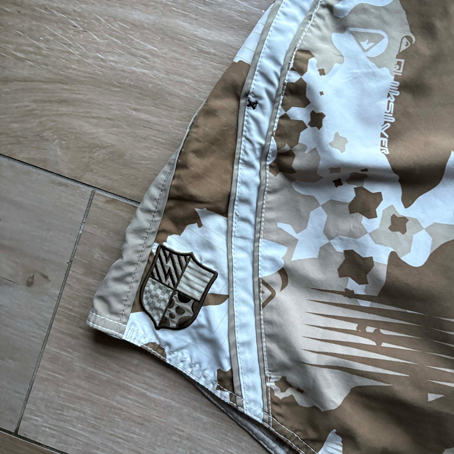 Y2K Quiksilver Camo Boardies | W40"