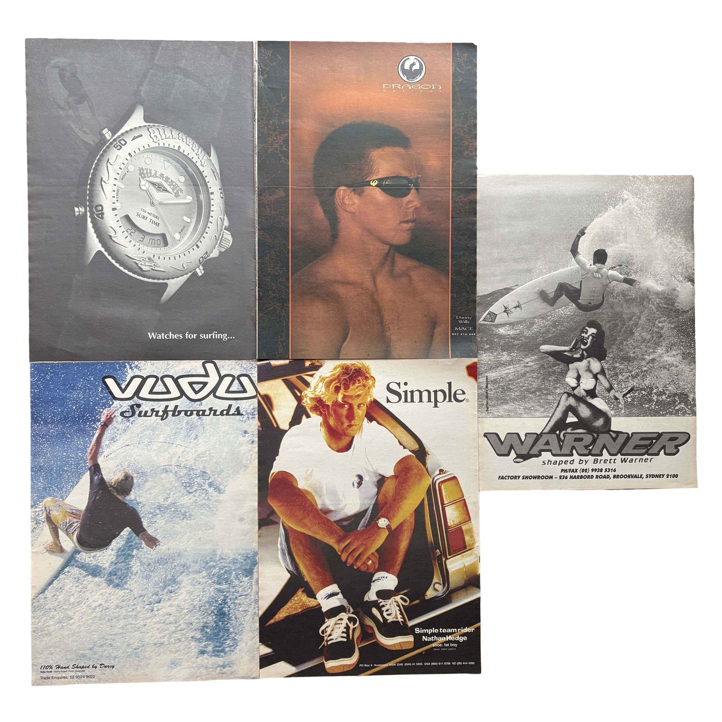 Vintage Surf Poster Pack 9.10 | A3