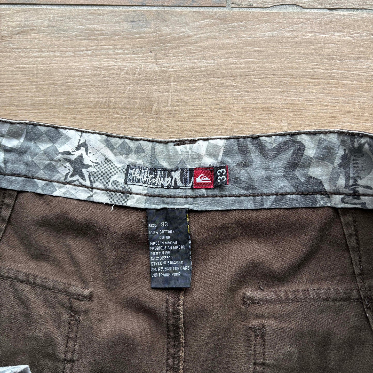 Y2K Quiksilver Cargo Shorts | W33"