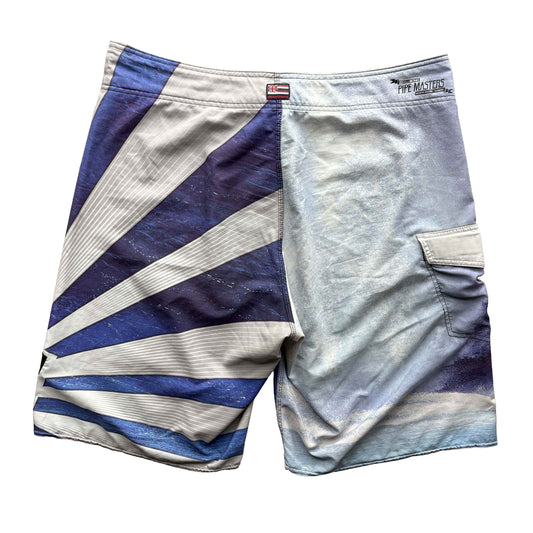 RARE Y2K Billabong Andy Irons Rising Sun Boardies | W38"