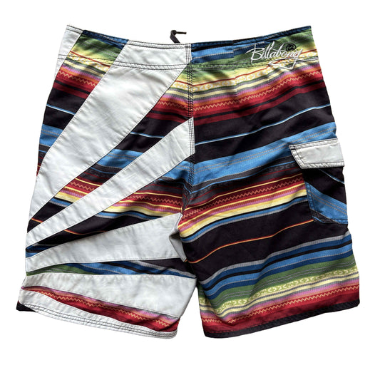 Y2K Billabong Andy Irons Rising Sun Boardies | W38"