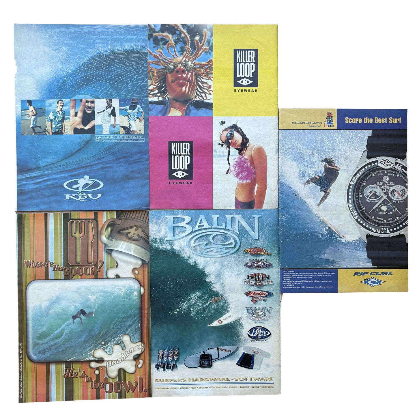 Vintage Surf Poster Pack 10.9 | A3