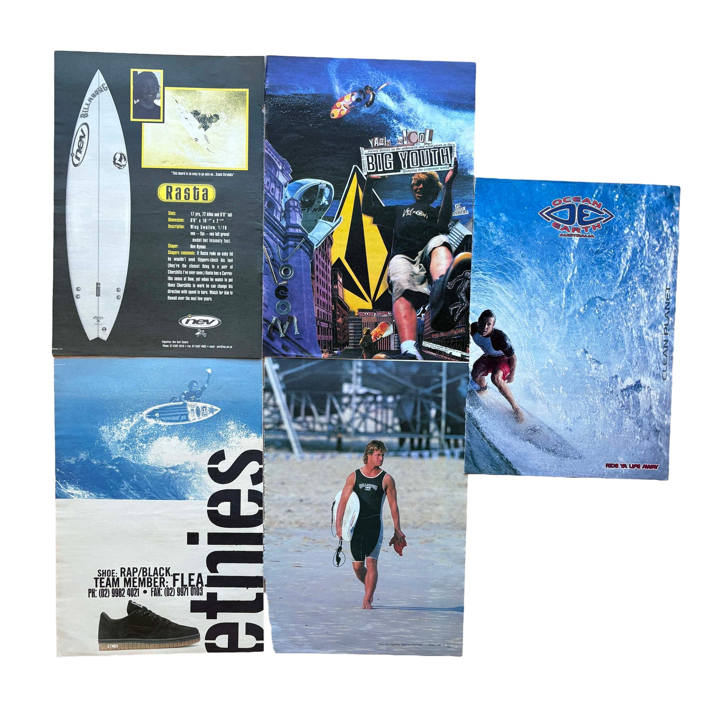 Vintage Surf Poster Pack 11.16 | A3