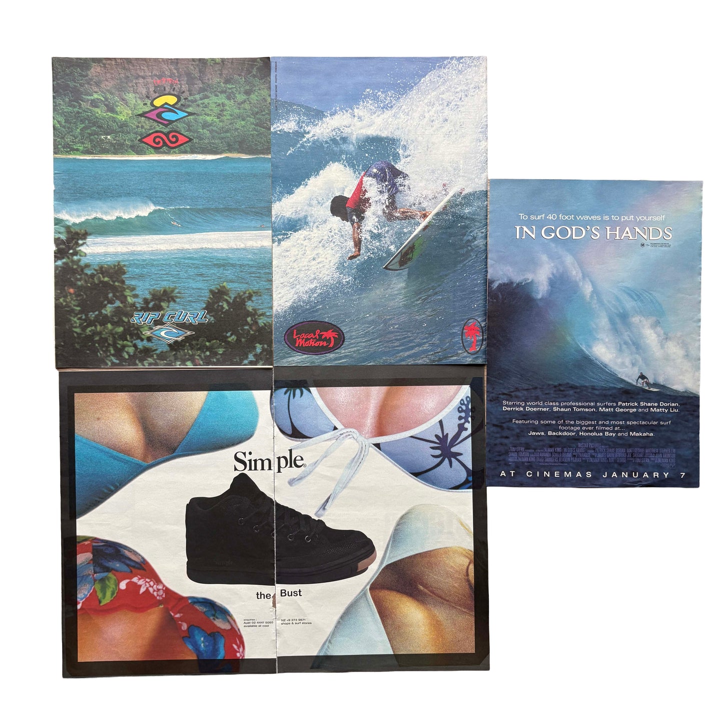 Vintage Surf Poster Pack 11.7 | A3