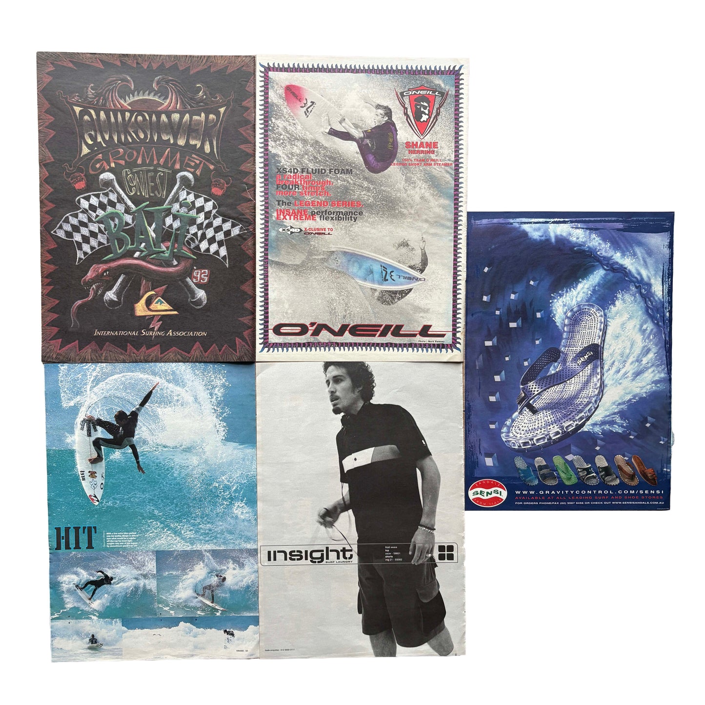 Vintage Surf Poster Pack 11.5 | A3