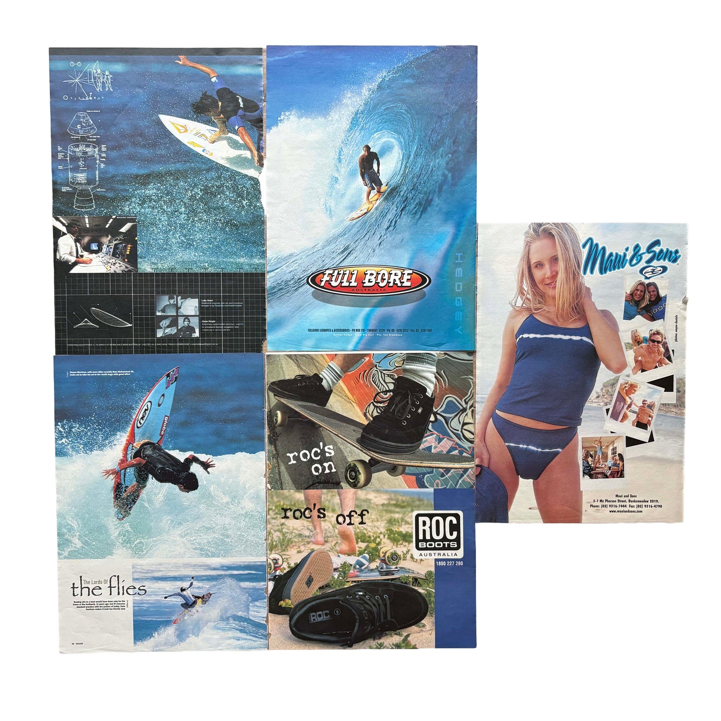 Vintage Surf Poster Pack 11.4 | A3