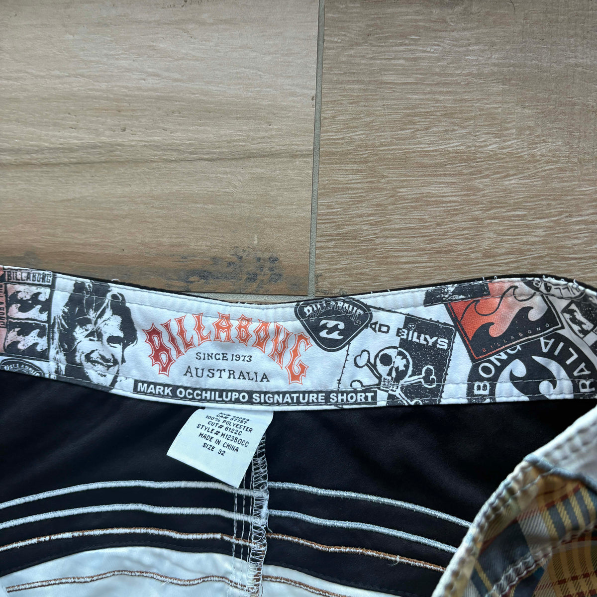 Vintage Occy Plaid Signature Boardies | W32"