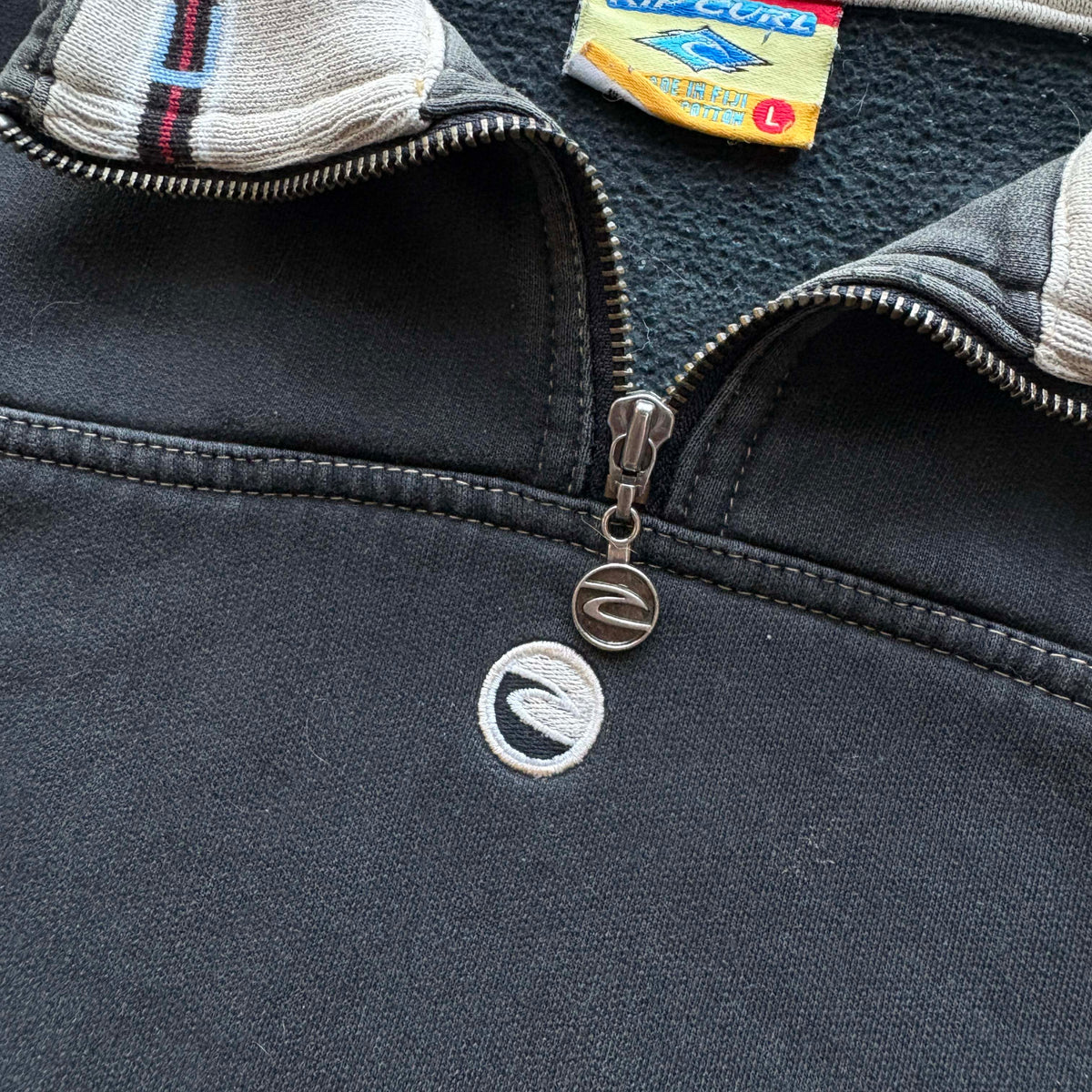 RARE 90s Rip Curl 1/4 Zip Jumper | XL