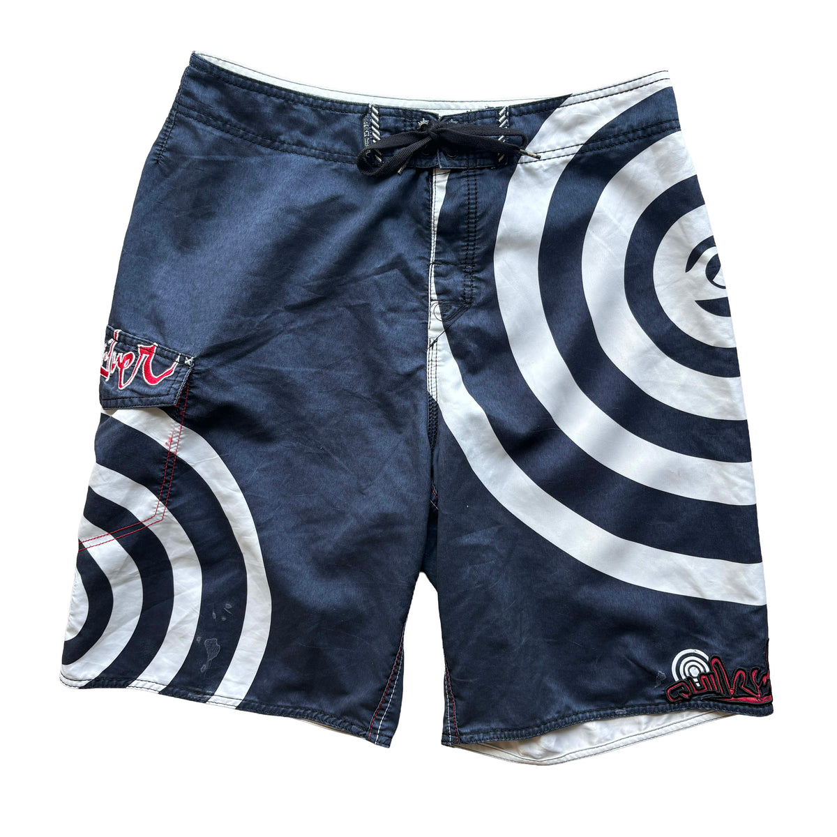 Y2K Quiksilver Swirl Boardies | W32"
