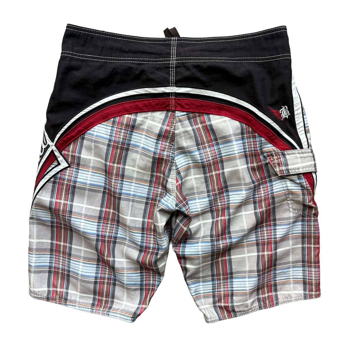 Vintage Occy Plaid Signature Boardies | W32"