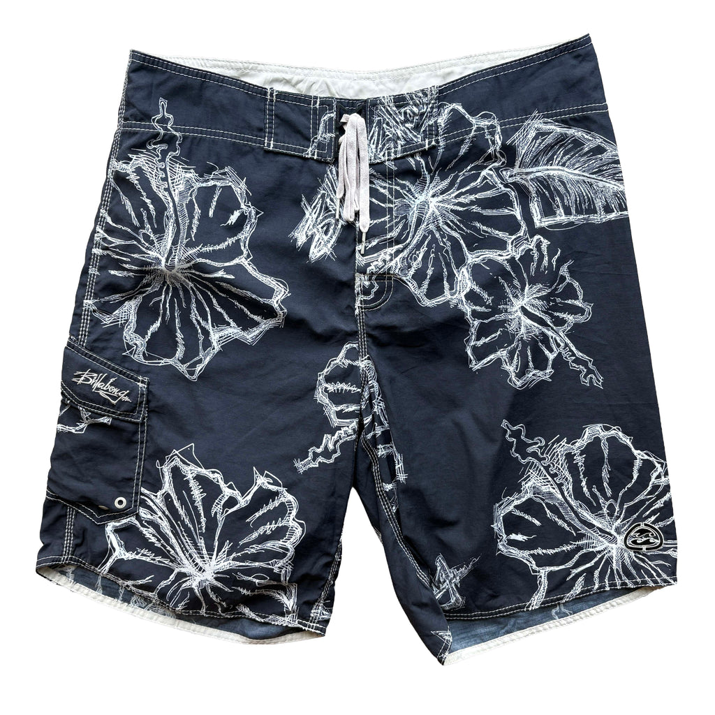 Y2K Billabong Floral Boardies | W36"