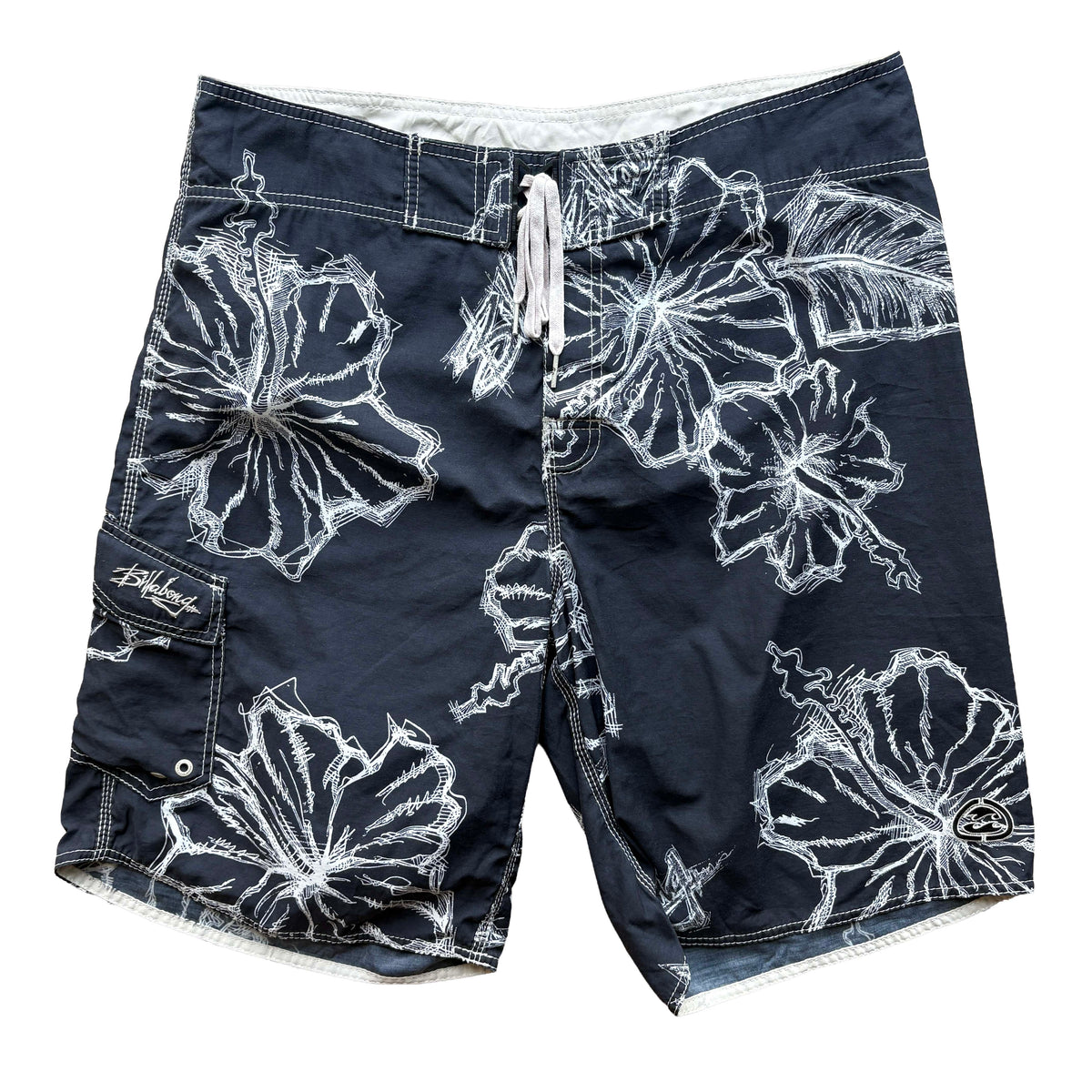 Y2K Billabong Floral Boardies | W36"