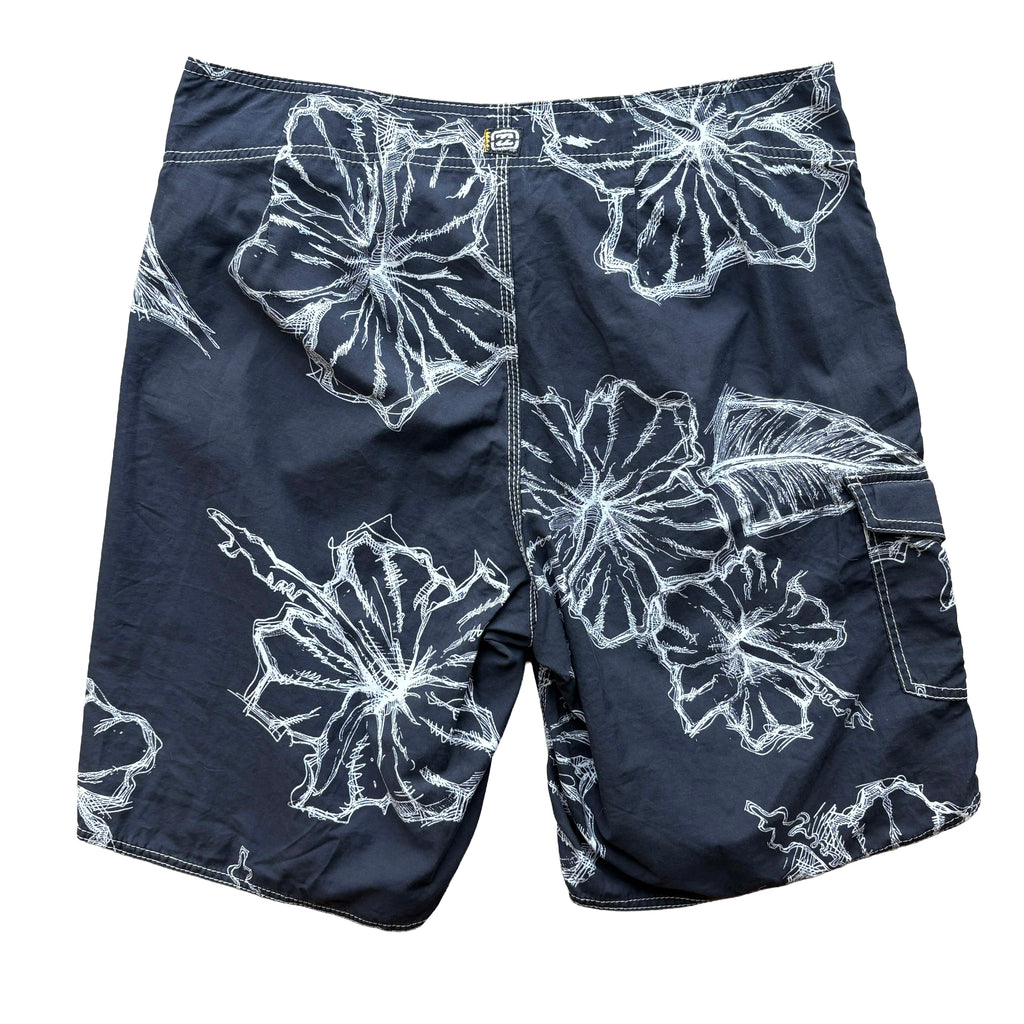 Y2K Billabong Floral Boardies | W36"