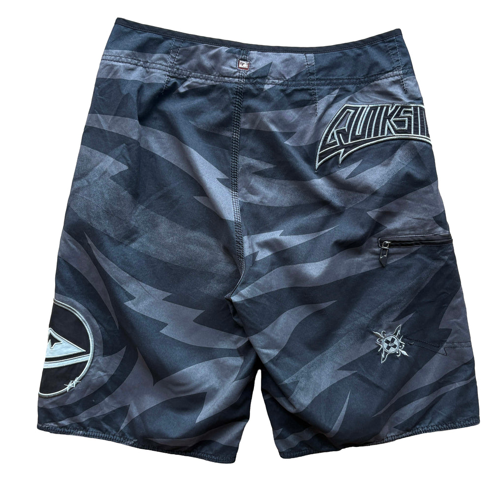 Vintage Quiksilver Swirl Boardies | W32"