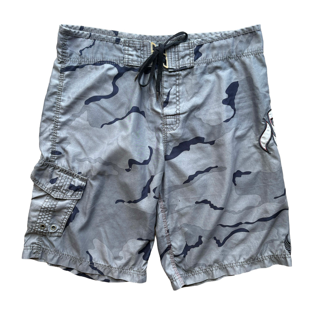 Vintage Billabong Camo Spellout Boardies | W36"