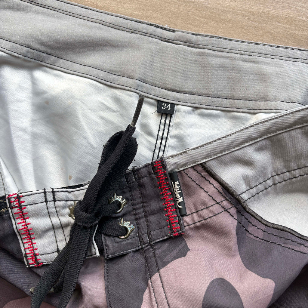 Y2K Quiksilver Camo Boardies | W34"