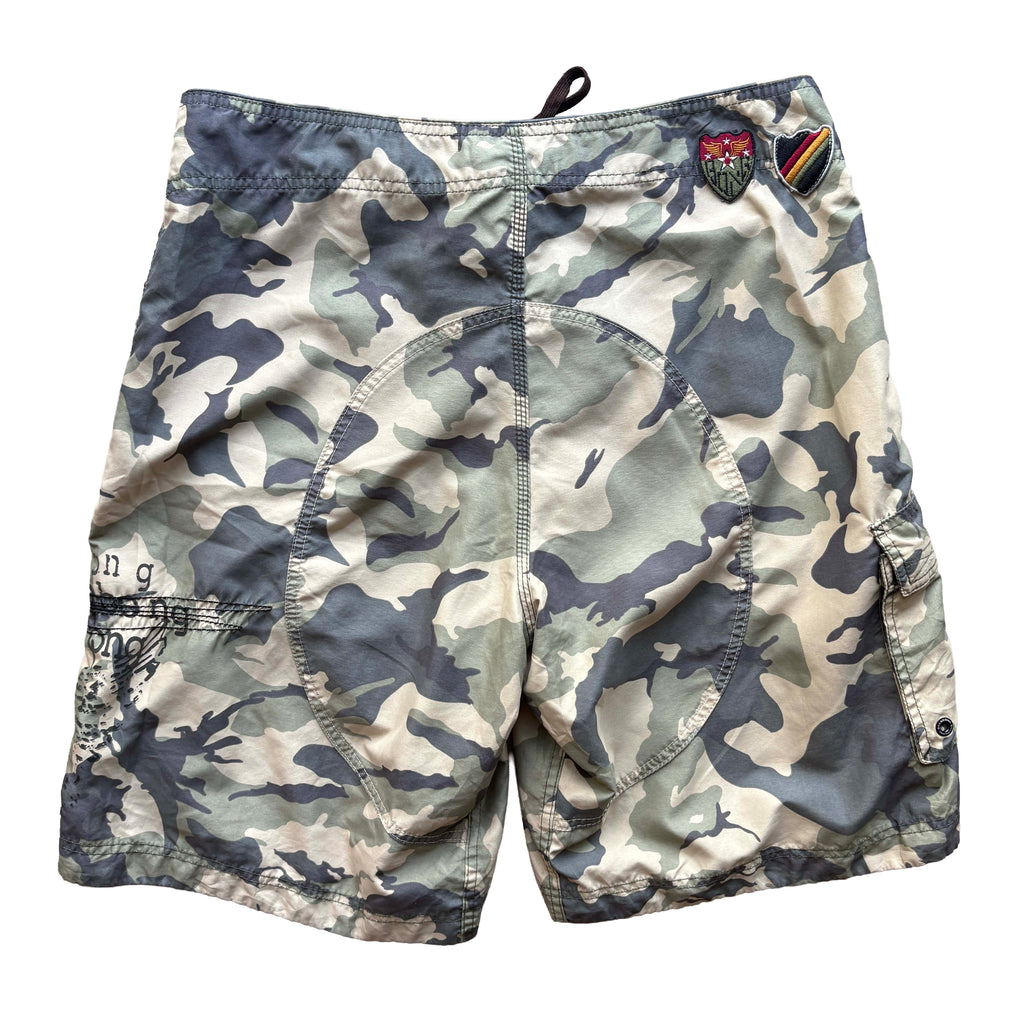 Vintage Occy Signature Army Boardies | W36"