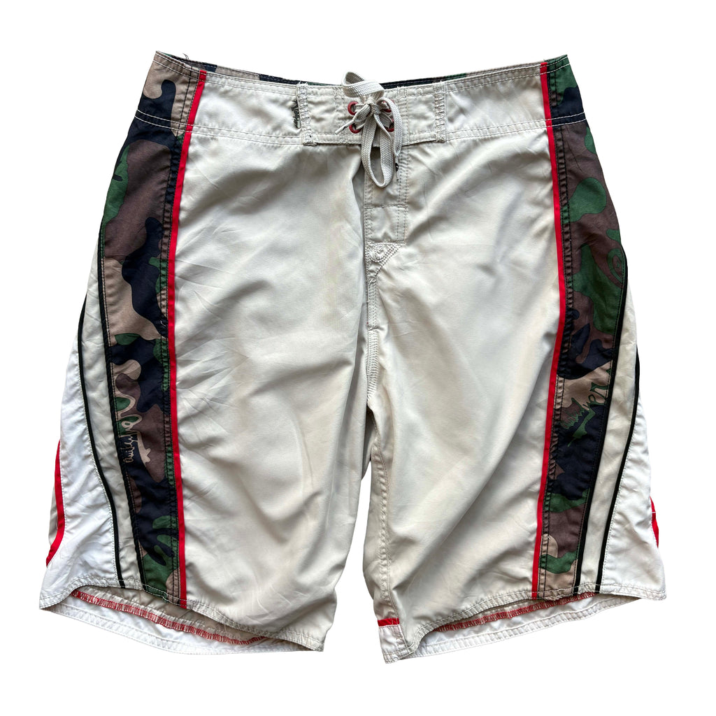 Y2K Quiksilver Camo Boardies | W31"