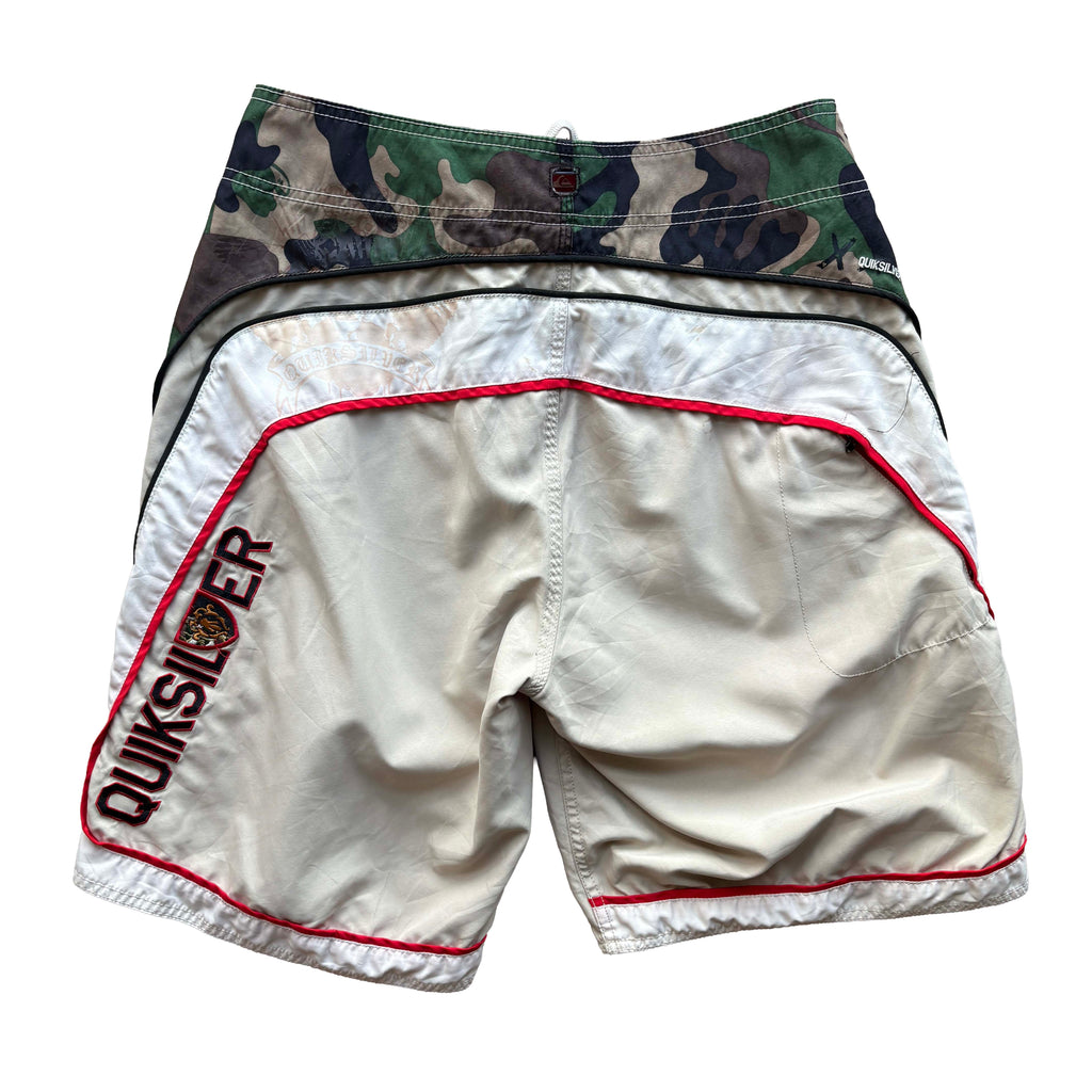 Y2K Quiksilver Camo Boardies | W31"