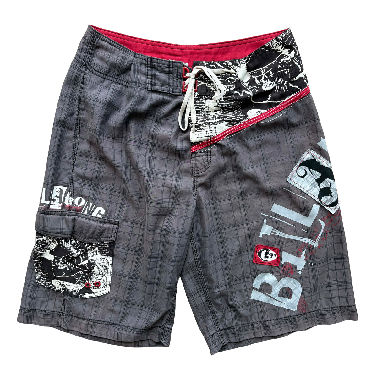 Y2K Billabong Graff Spellout Boardies | W32"