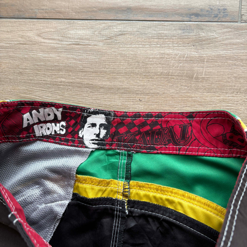 Y2K Billabong Andy Irons Kauai Boardies | W32"