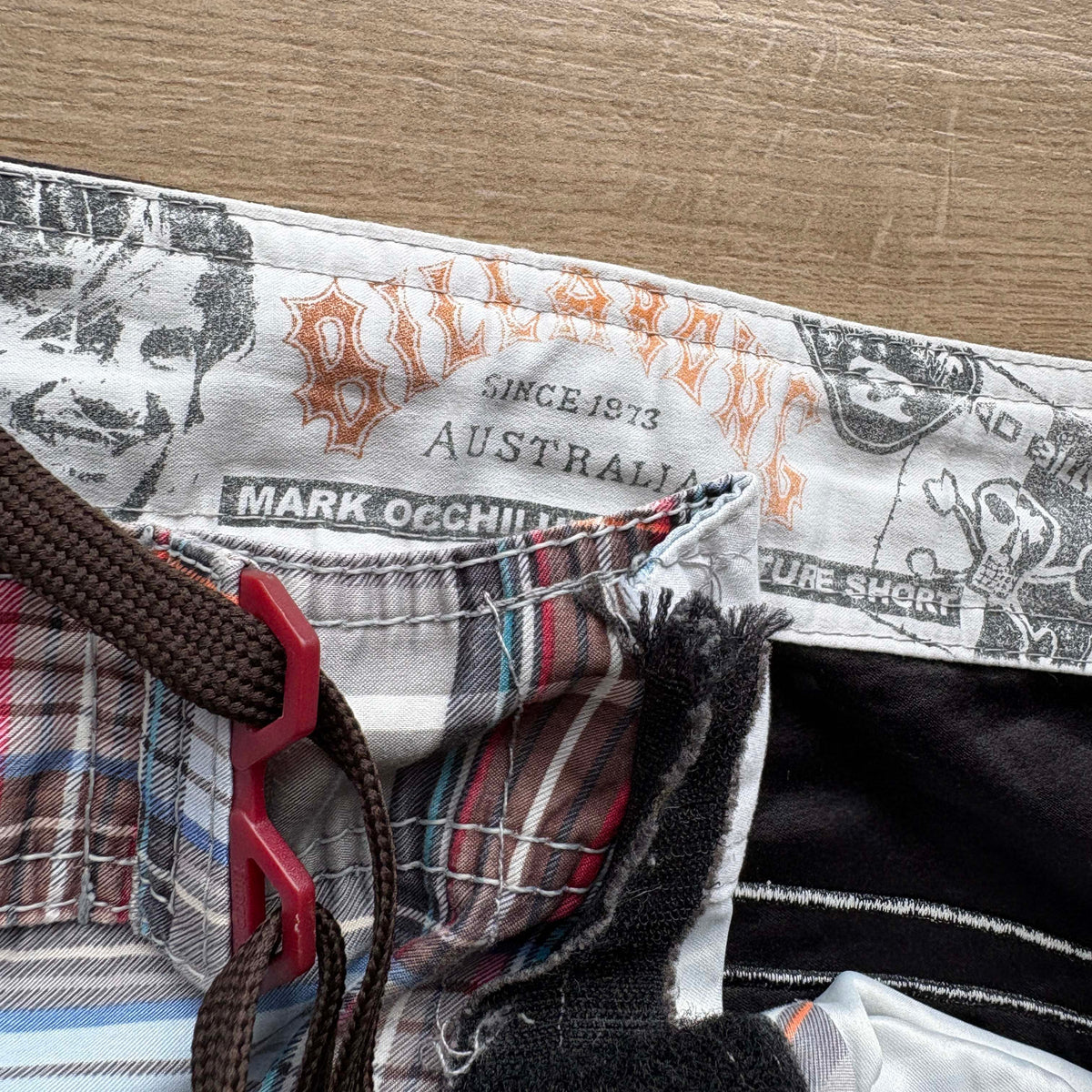 Vintage Occy Plaid Signature Boardies | W32"