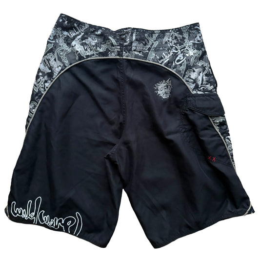 Vintage Wild Wave Boardies | W32"