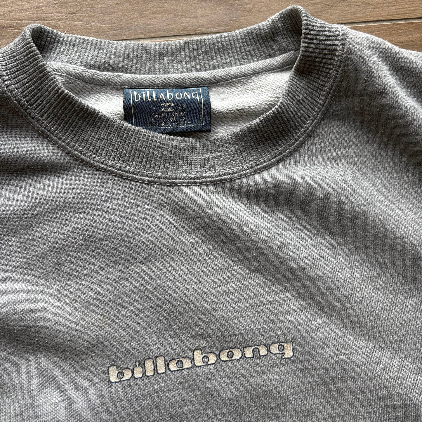 Vintage Billabong Oval Logo Crewneck | M