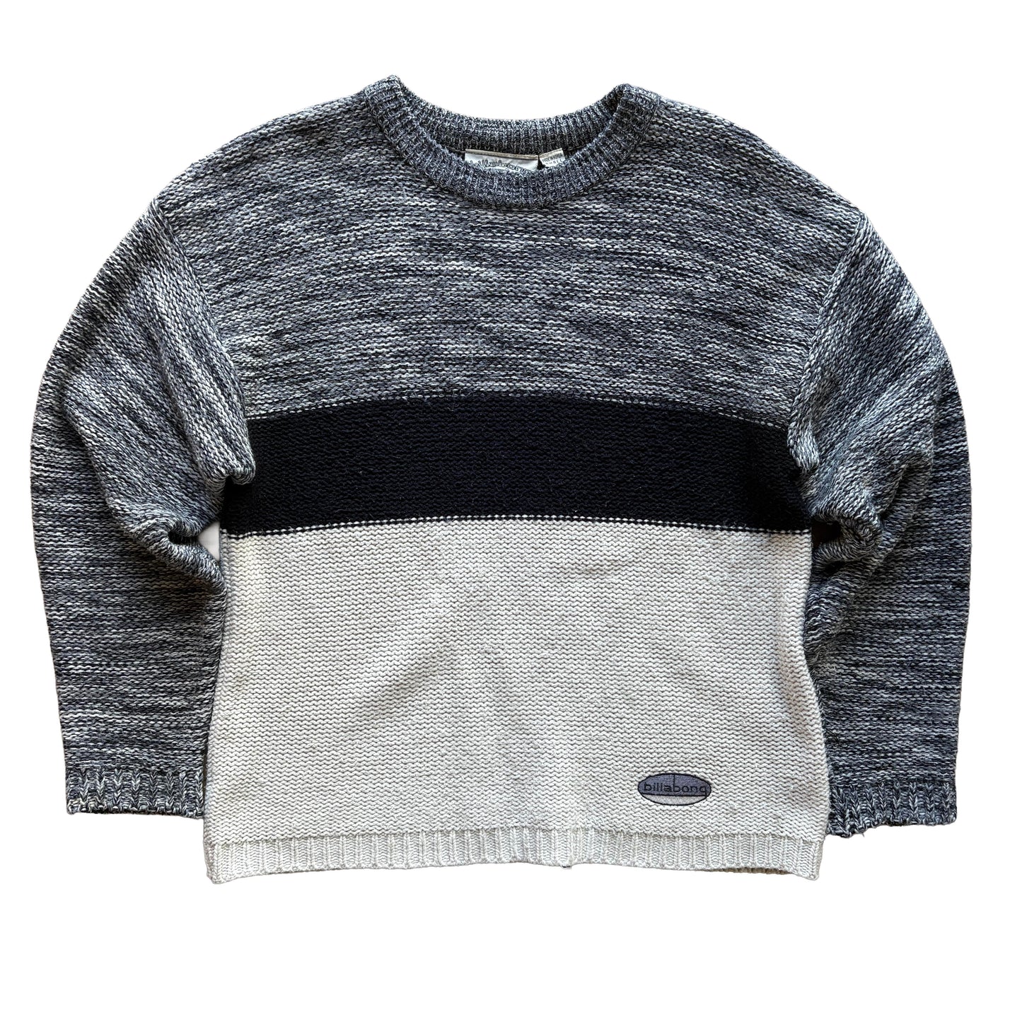 1990s Billabong Colour Block Knit Jumper | S