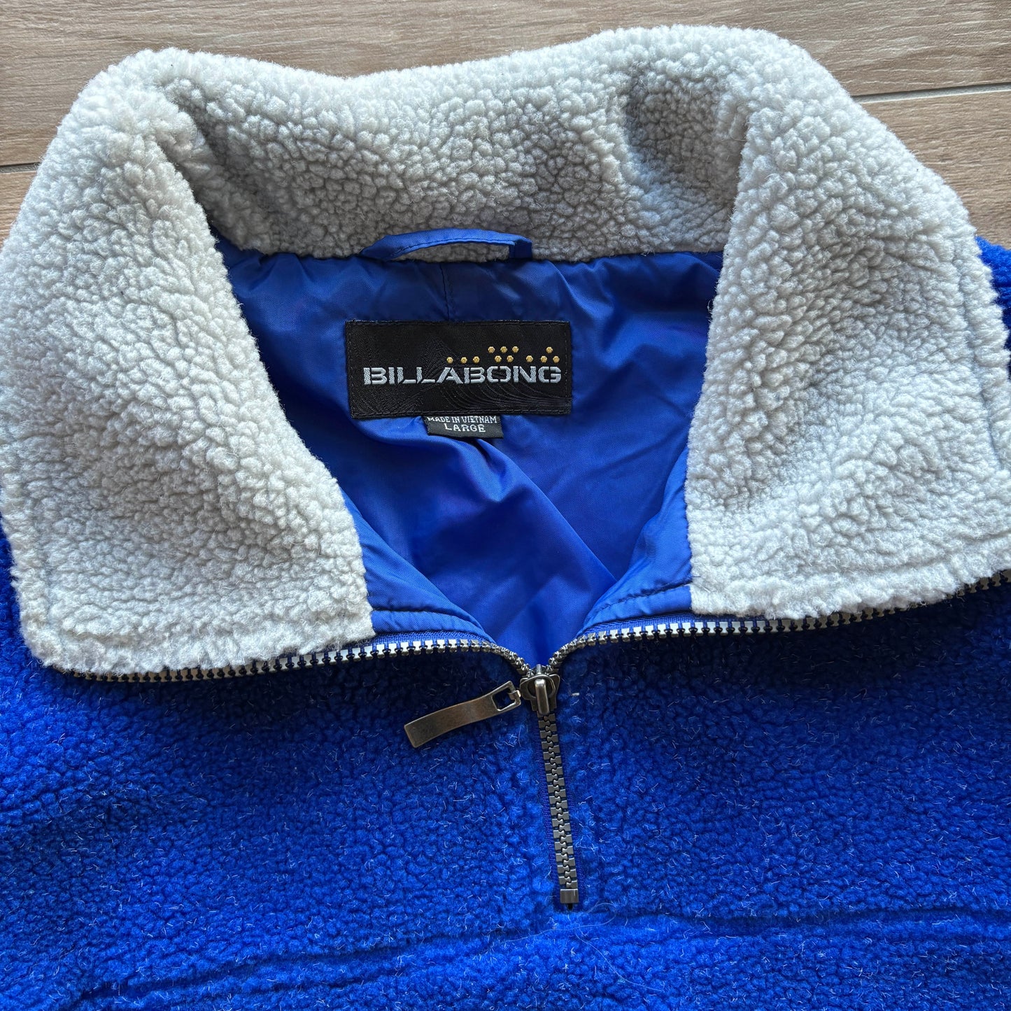 Billabong Y2K Sherpa Jumper 1/4 zip | XL
