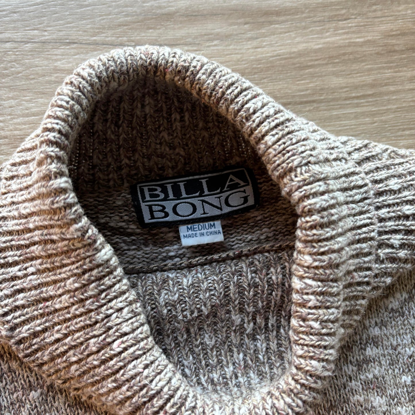 90s Billabong Turtleneck Knit Jumper | M