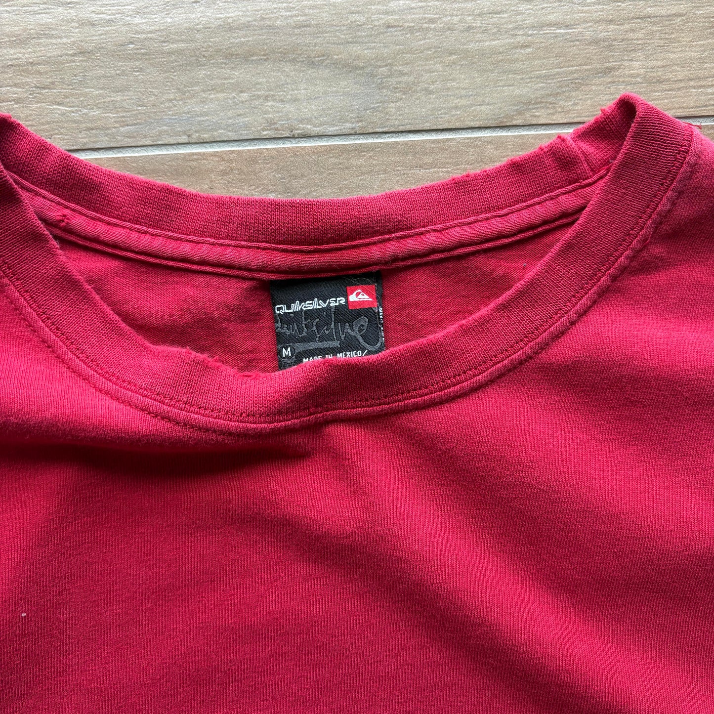 Y2K Quiksilver Spellout T-Shirt | M