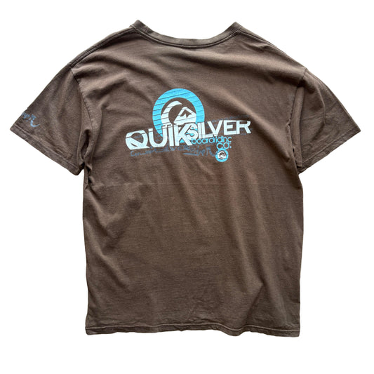 2000s Quiksilver Typographic T-Shirt | L