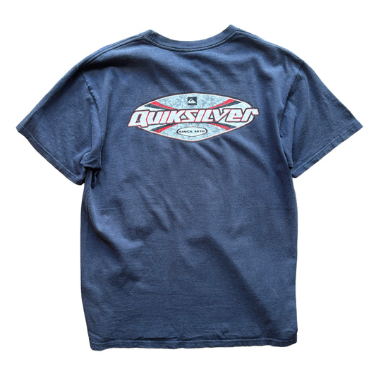 Y2K Quiksilver Logo T-Shirt | M