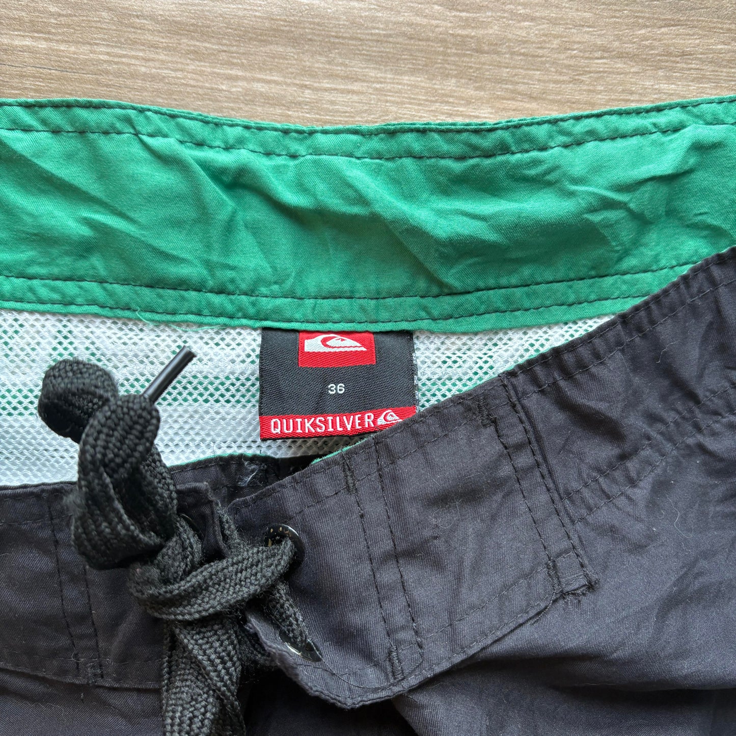 Y2K Quiksilver Spellout Boardies | W36"