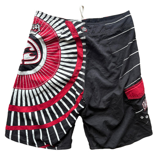 Y2K Billabong Circle Design Boardies | W33"