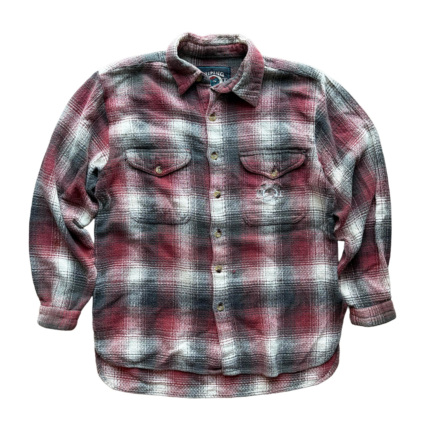 Y2K Piping Hot Flanny Long Sleeve | M