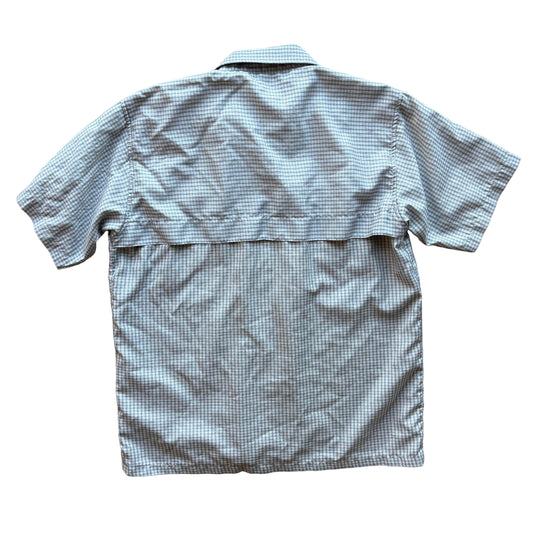 2000s Rusty Button Up T-Shirt | XL